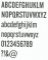 Dekorativ speil bokstav ALTERNATE GOTHIC