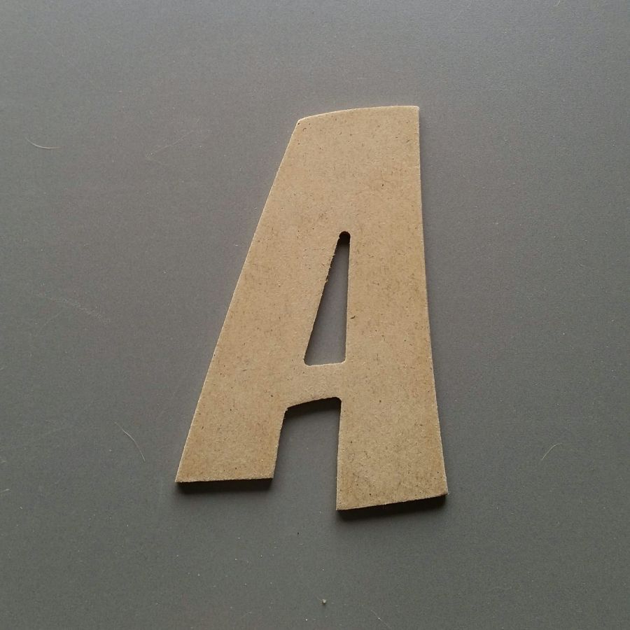 Bokstav MDF rå til maling modell ZOINKS