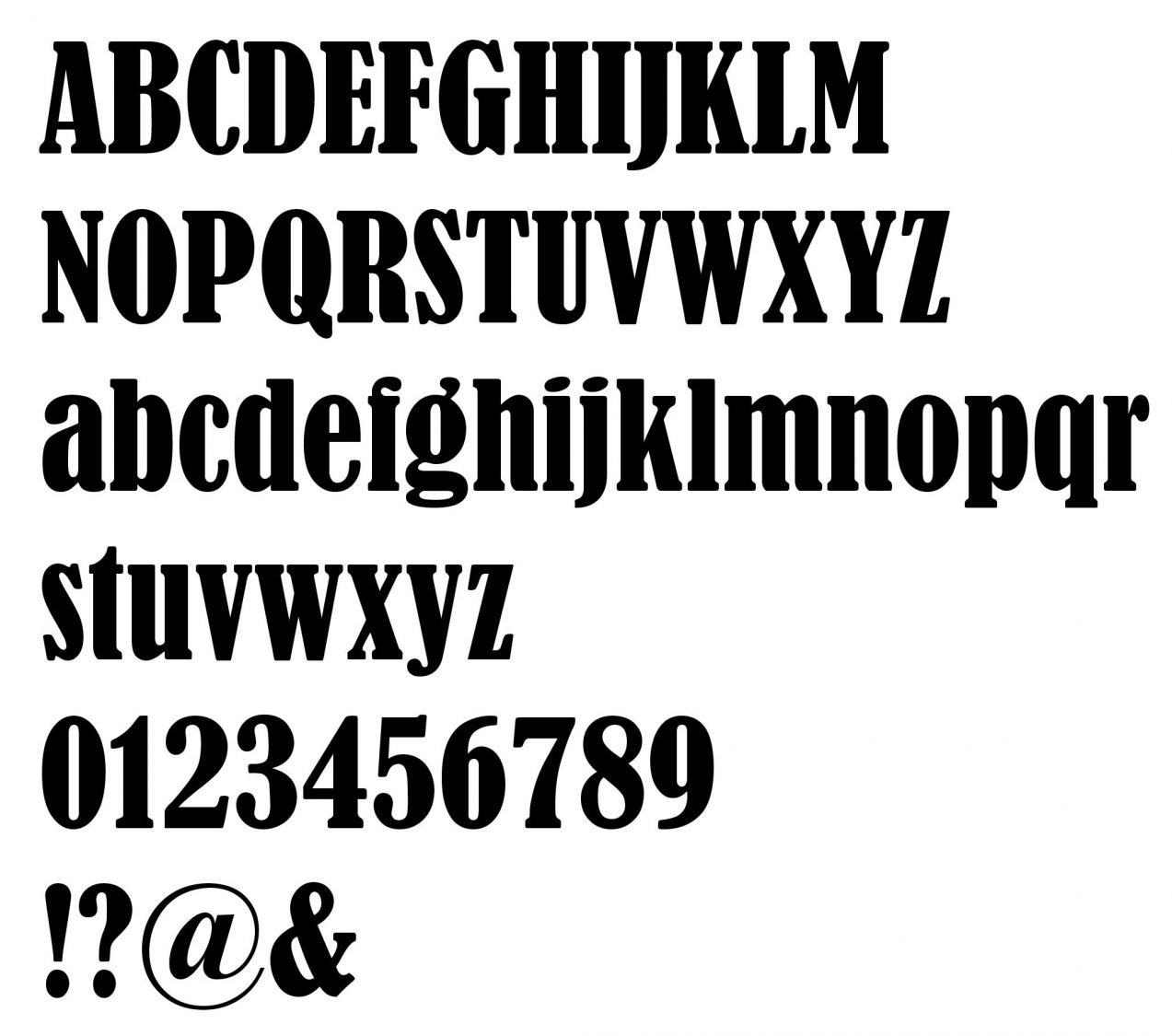 BERNARD CONDENSED metallbokstav