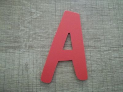 Plastbokstav PVC farge DOM CASUAL
