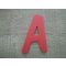 Plastbokstav PVC farge DOM CASUAL