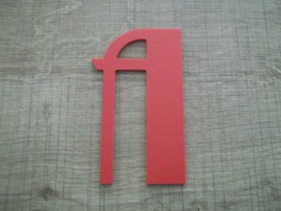 Plastbokstav PVC farge BETTY BLACK