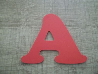 Plastbokstav PVC farge COOPER SORT