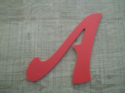 Plastbokstav PVC farge FELIPE