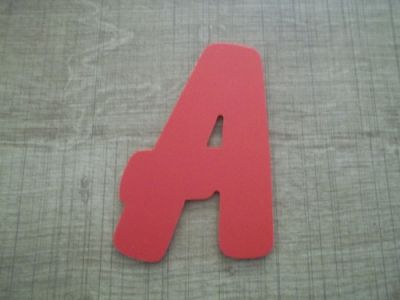 Plastbokstav PVC farge BALLONG