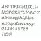 Plastbokstaver PVC LUCIDA HANDWRITING