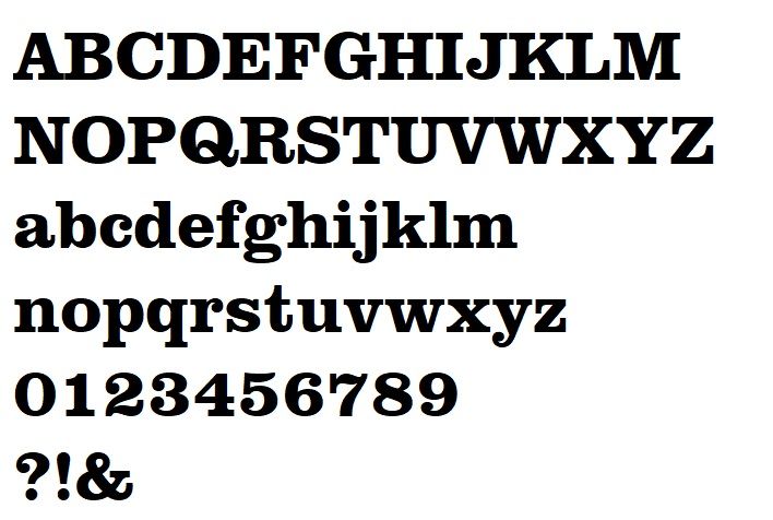 Sink 3D relieffbokstav CLARENDON BOLD
